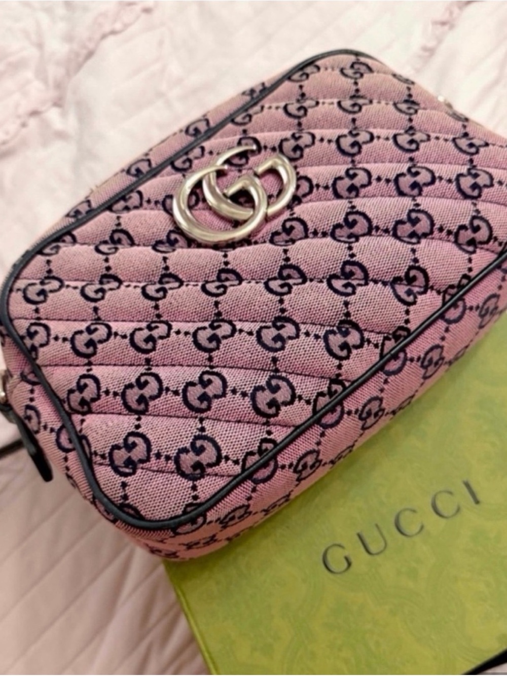 Authentic Gucci GG Mormont multicolor shoulder bag - Picture 2 of 5